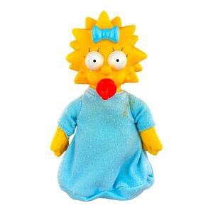 The Simpson’s Maggie Simpson Plush Doll Burger King Toy